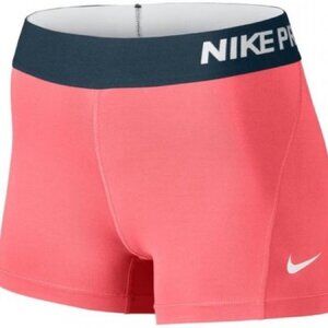 Nike | Neon Pink & Black Pro Compression Bike Shorts | Size Small